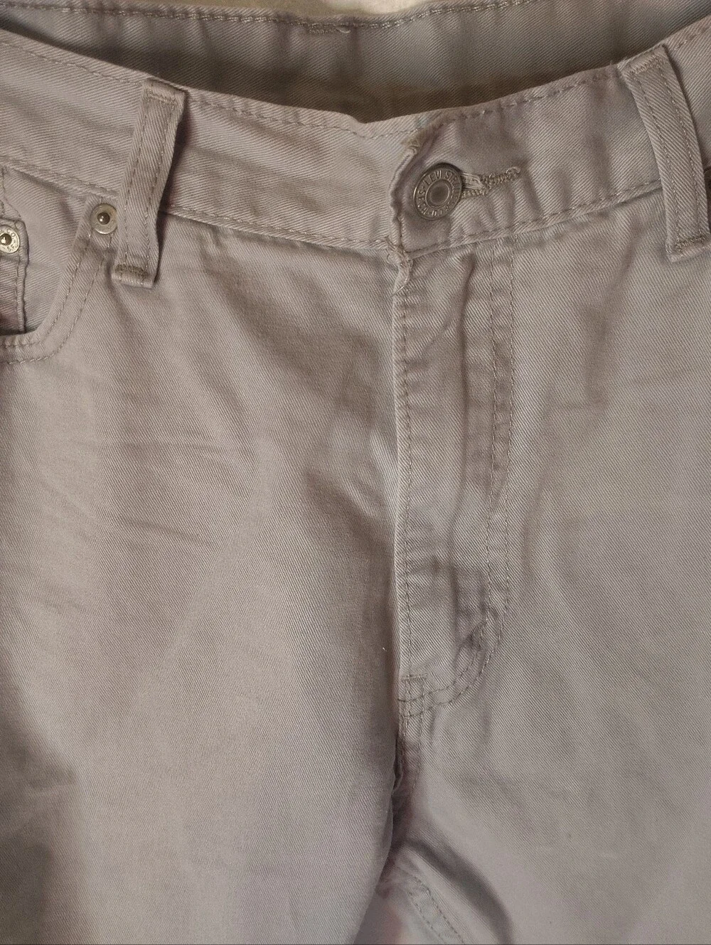 Levi's 514 Grey Jeans Size 38 X 30 Made In Egypt R Tag22